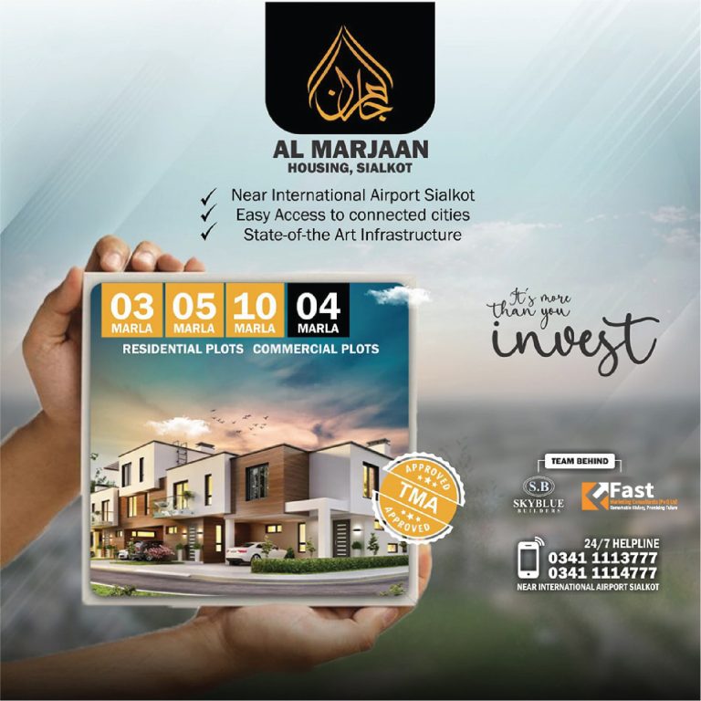 Al Marjaan Housing Sialkot, Fast Marketing consultants, fast marketing