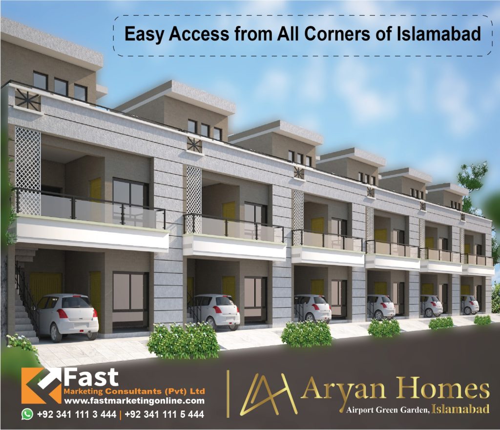 Aryan Homes Islamabad, Aryan Homes Airport green garden Islamabad, Fast Marketing consultants, Aryan Homes Islamabad Property, Aryan Homes Islamabad 5 marla, FMC Pvt Ltd, Aryan Homes in Islamabad