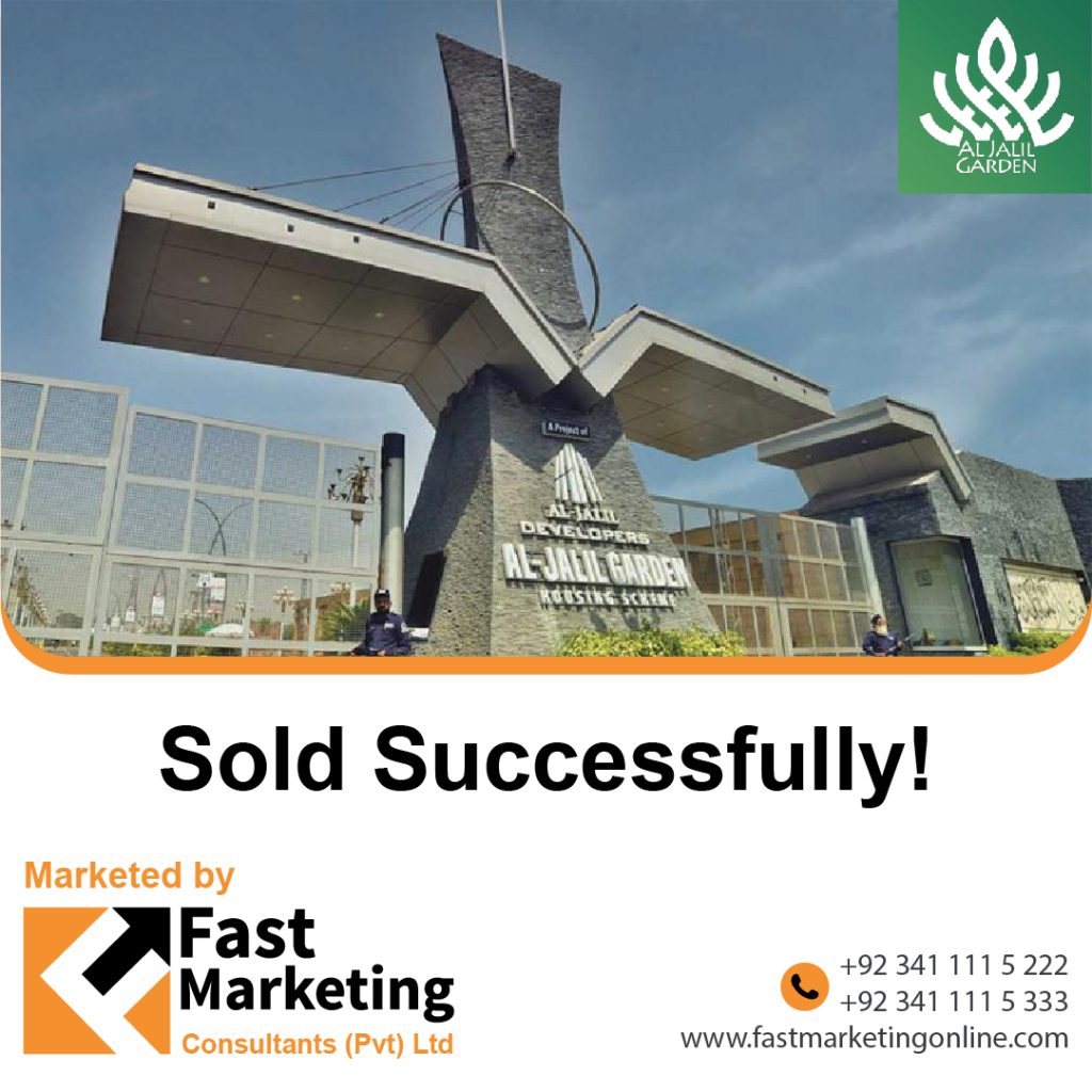 al jalil garden sold successfully, fast marketing