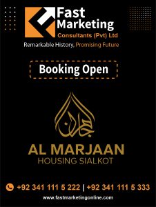 booking open Al Marjaan housing sialkot