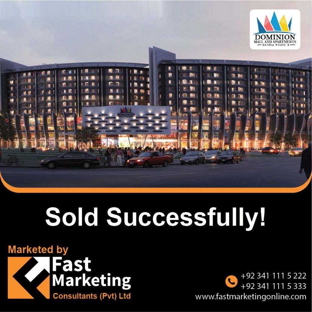 dominion all and apartments bahria phase 8 Sold successfully, Fast Marketing